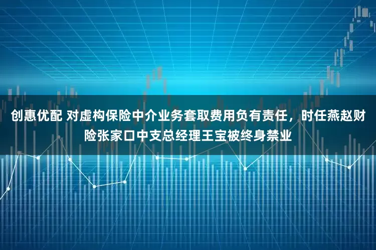 创惠优配 对虚构保险中介业务套取费用负有责任，时任燕赵财险张家口中支总经理王宝被终身禁业